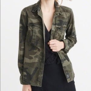 Abercrombie & Fitch camo Shacket 🤩